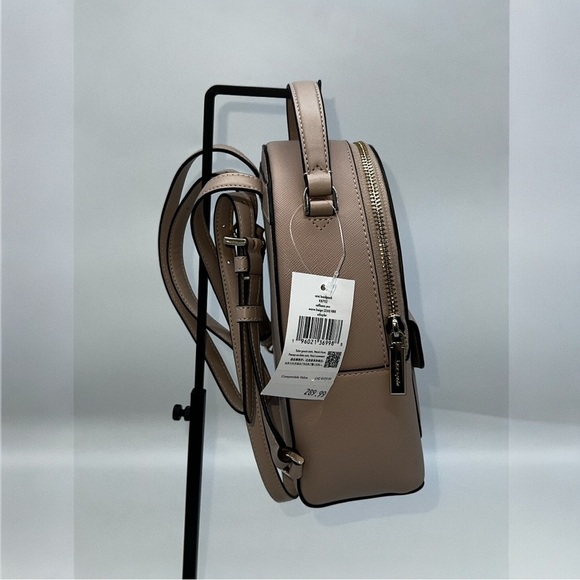 Kate Spade‎ NWT Mini Backpack In Warm Beige Color main image 12